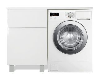 Напольная тумба с раковиной Эстет Dallas Luxe ФР-00002519 Л 140см два ящика белый